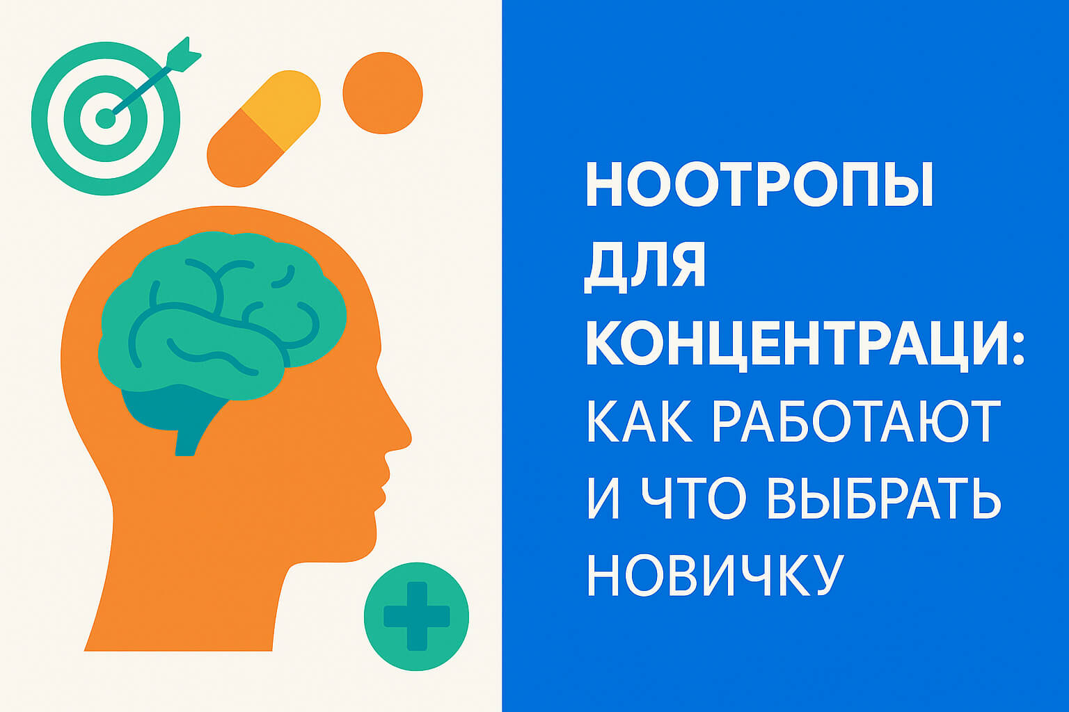 Ноотропы для концентрации: как работают и что выбрать новичку