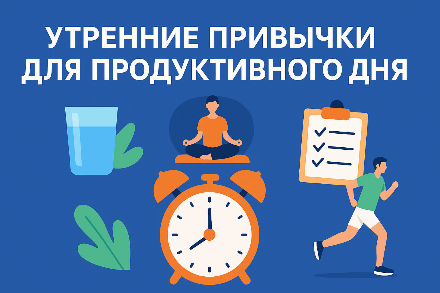 Утренние привычки для продуктивного дня